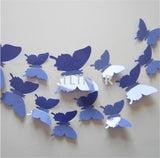 12 Pieces PVC 3D Butterfly Wall Decor - Beautiful Butterflies Wall Stickers Art Decals home Decoration