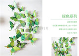 12 Pieces PVC 3D Butterfly Wall Decor - Beautiful Butterflies Wall Stickers Art Decals home Decoration